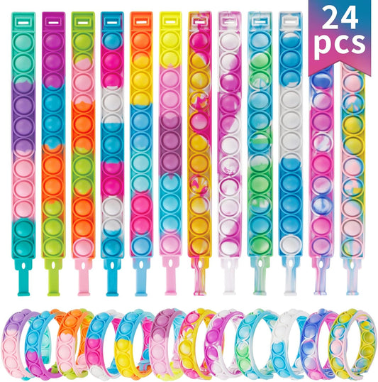 24-pack pop bracelets bulk