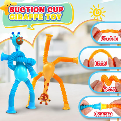 Suction cup spinner siblings