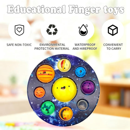 Eight planet silicone fidget