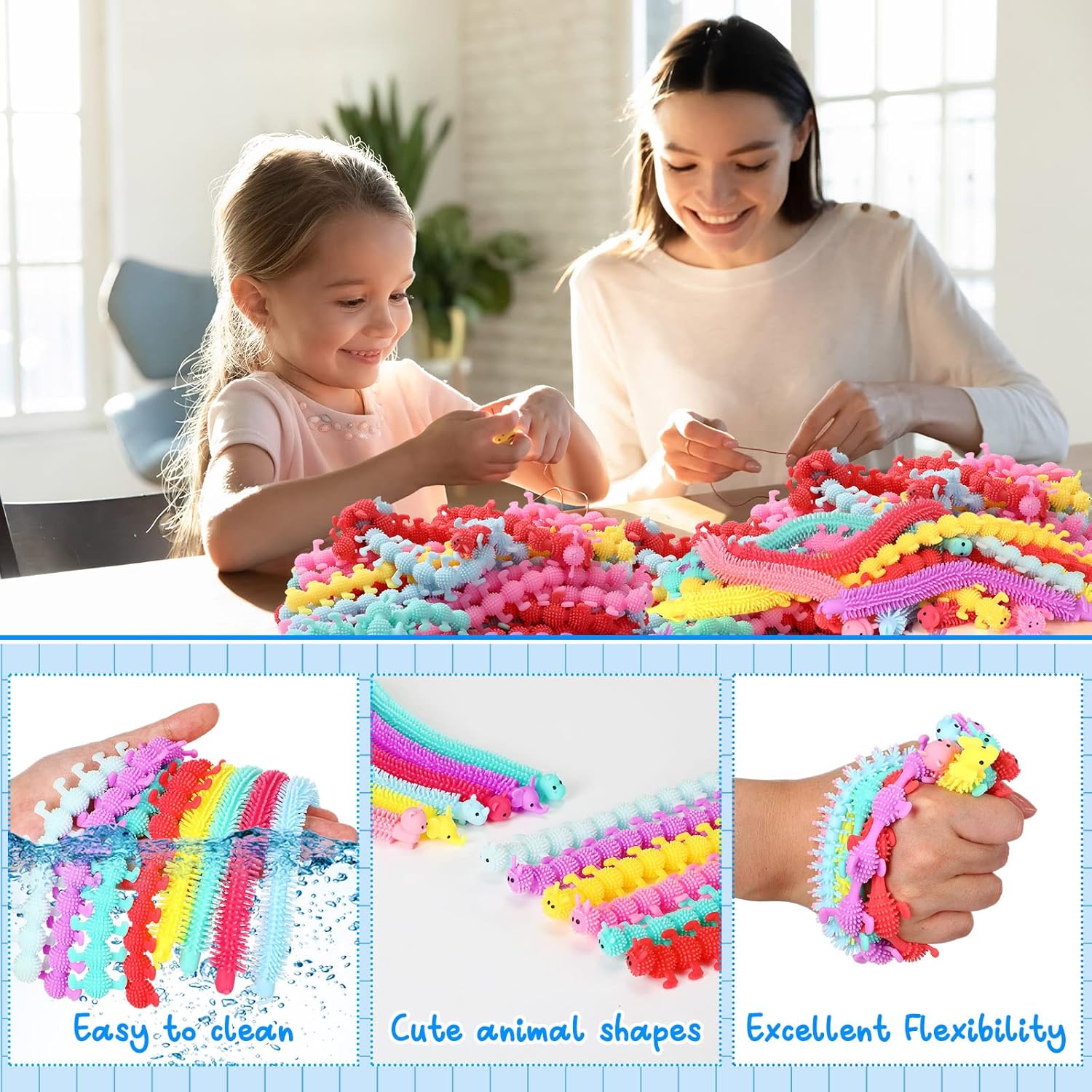 Stretchy fidget 100 piece