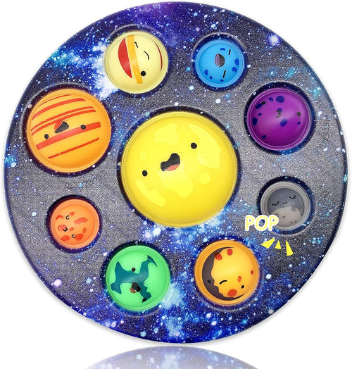 Eight planet cave push bubble fidget