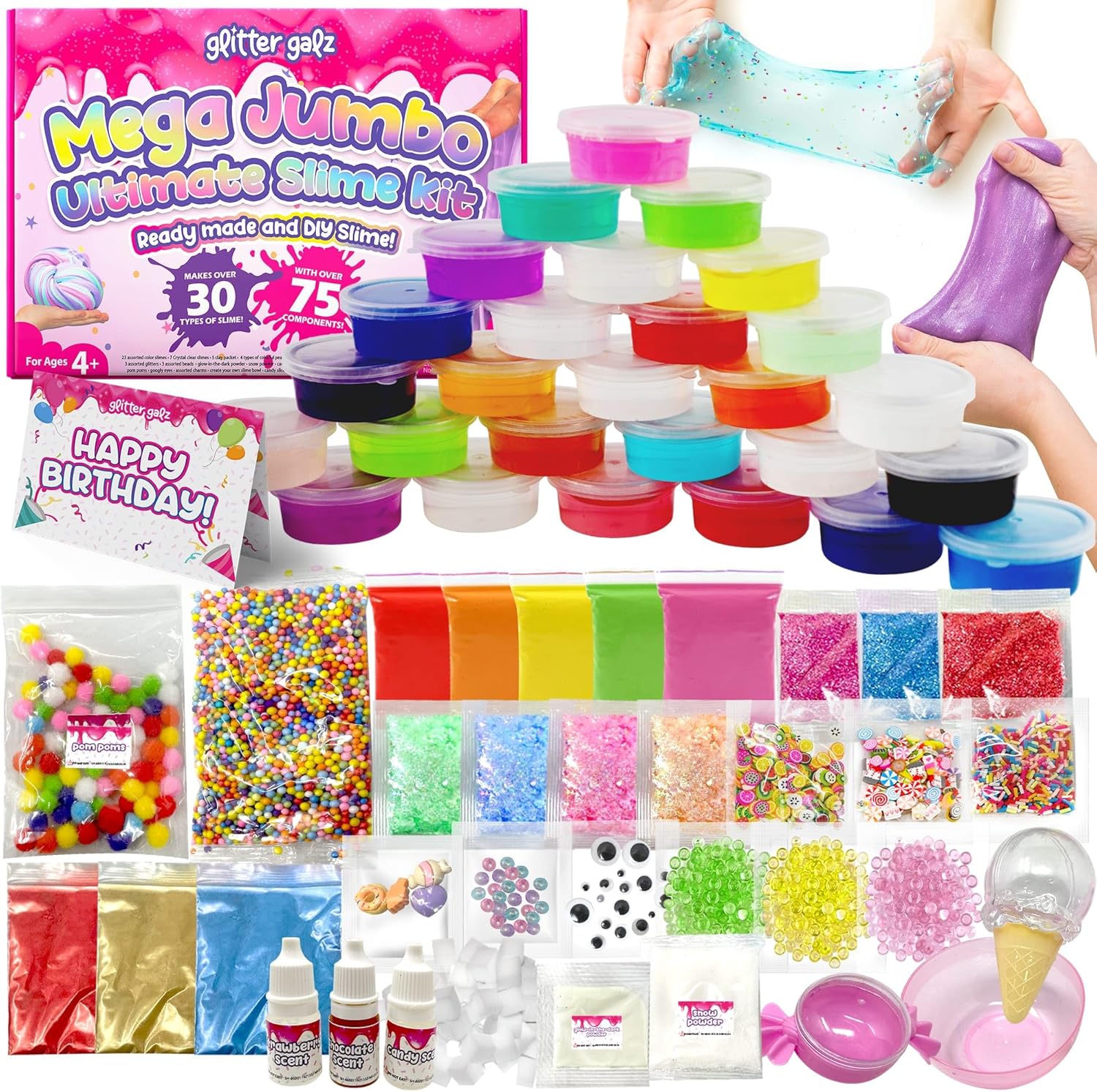 36 colors slime add ins