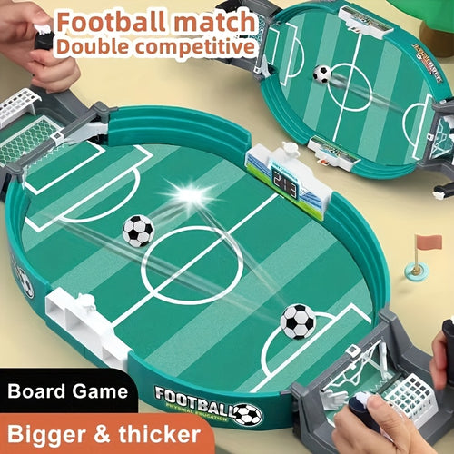 Mini portable tabletop football game with goal posts and soccer ball, durable PP plastic travel game