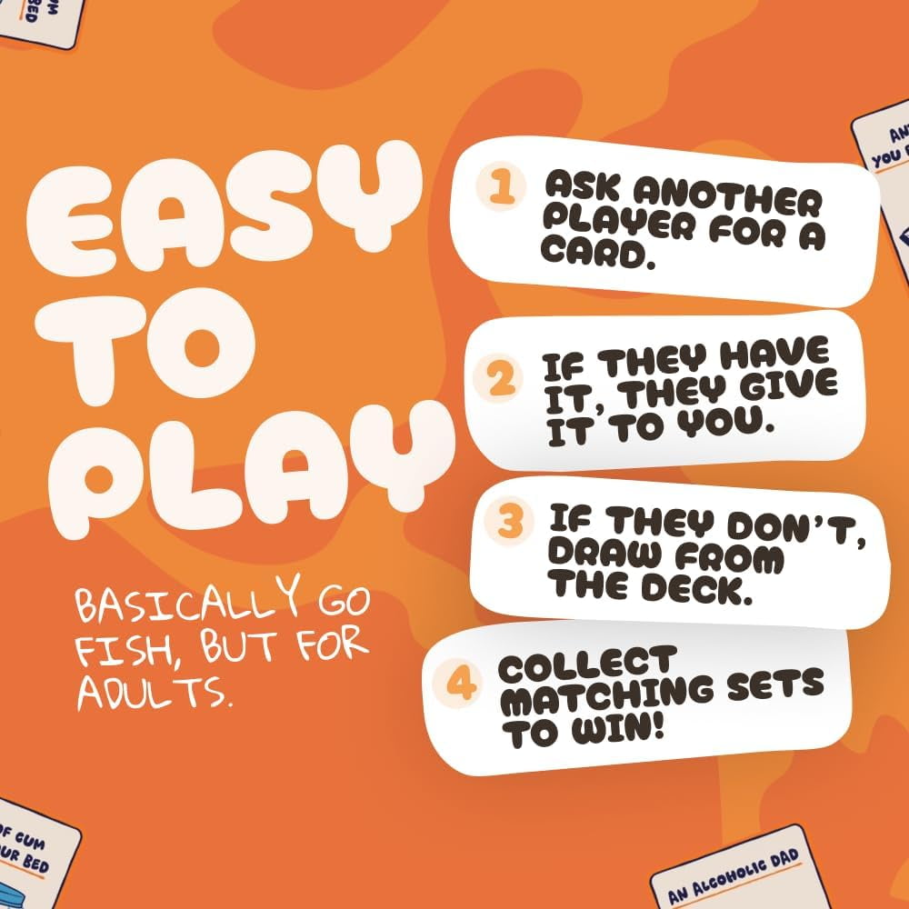 Go F Yourself card game — gameplay setup