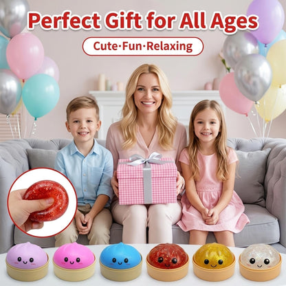 Easter basket stuffer jumbo dumpling squishy as kids stress relief sensory fidget toy