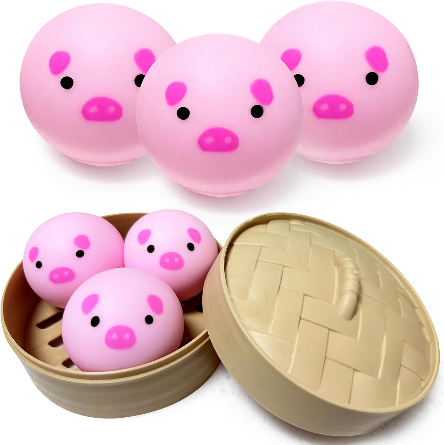 Cute easter chick fidget toy 3-pack as classroom rewards and kids party favor gift